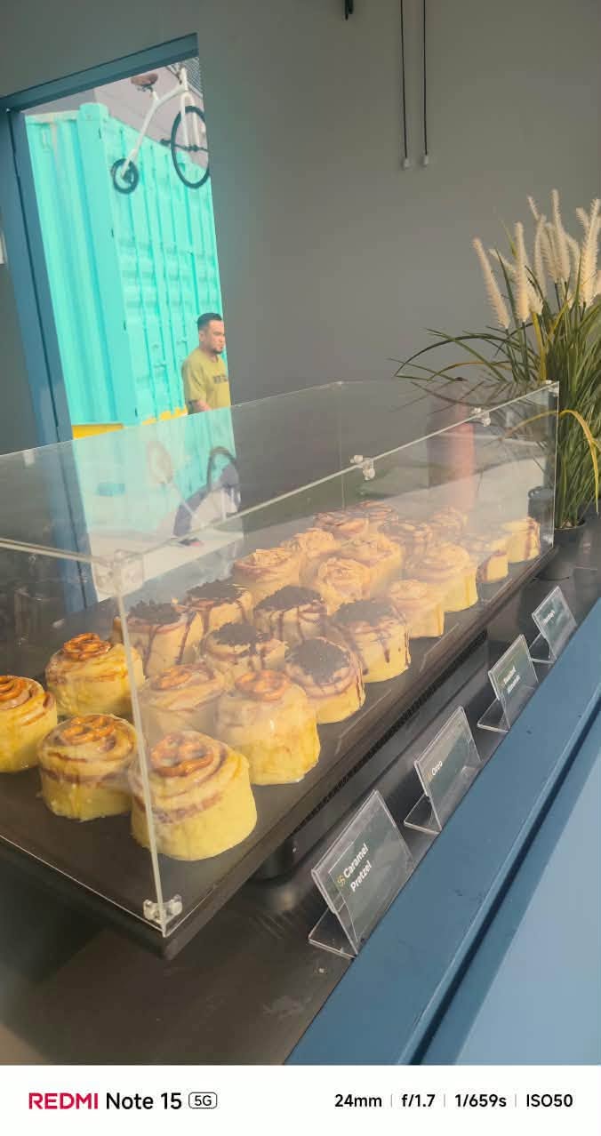 Pastry Display Case at the Kiosk